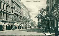 Die Jacobstraße um 1917