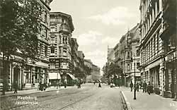 Die Jacobstraße in den 20er Jahren