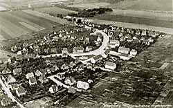 Luftaufnahme des Hopfengartens