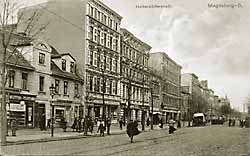 Die Halberstädterstraße um 1910
