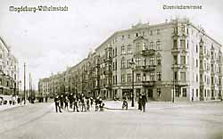 Olvenstedterstraße / Ecke Goethestraße um 1905